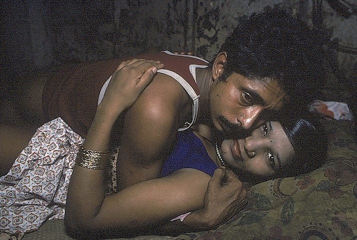 Close Portrait of a Girl with a Customer, Bombay, India (from Falkland Road Series), 1978, Cibachrome