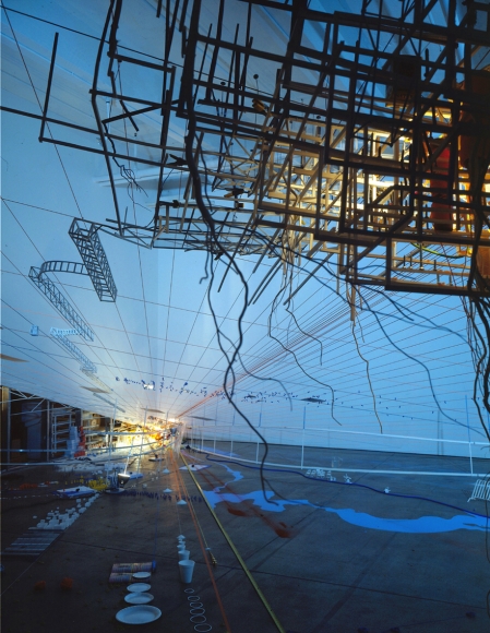mixed media compilation by sarah sze