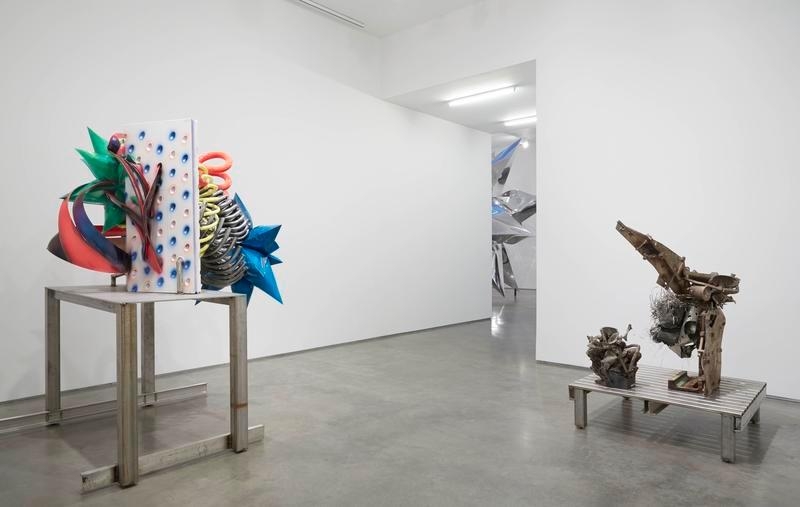 Installation view: Frank Stella Sculpture, November 7 - December 20, 2014