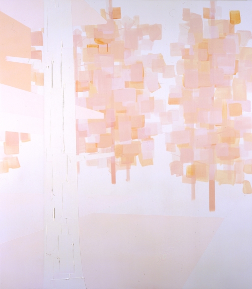 Woods: Northwest View, 2001, Acrylic on canvas