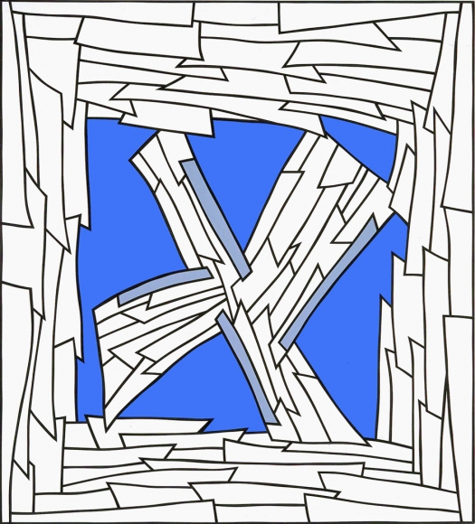 Untitled, 1985, Acrylic on linen