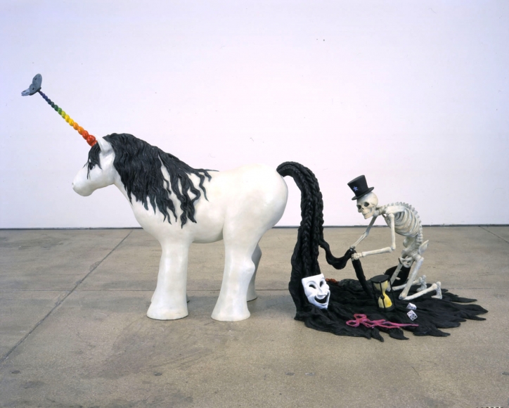 The Pony, 2003, Bronze, patina and oil paint