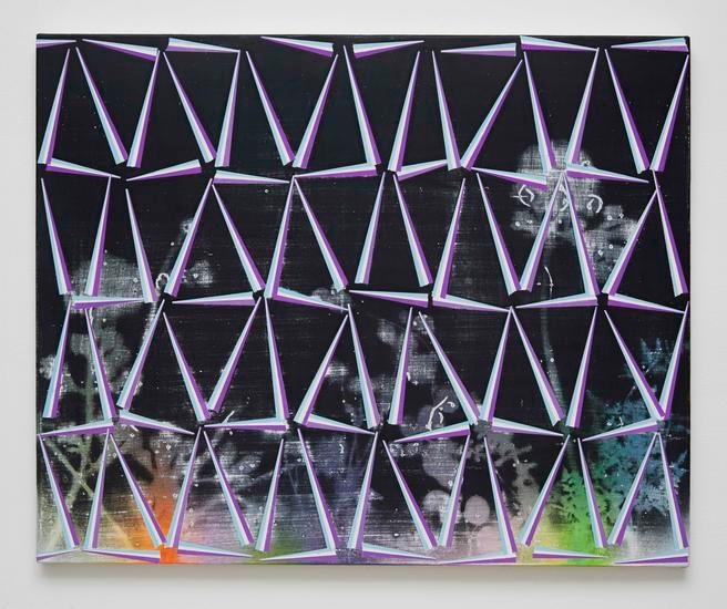 Untitled (fr.15-02), 2014, Spray paint and acrylic on canvas