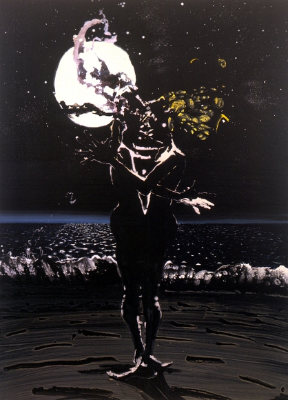 Kissers, May 2001, Urethane on canvas
