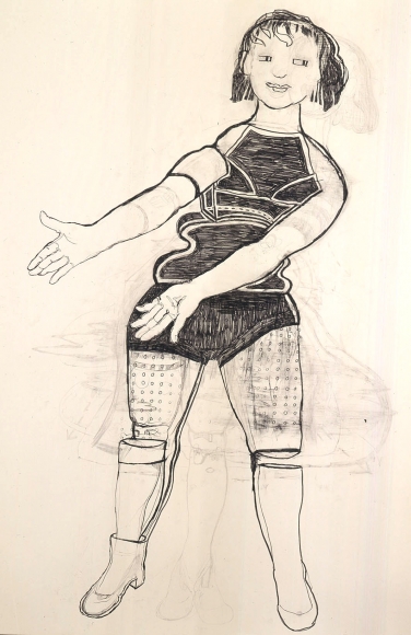 girl gesturing by hannah van bart