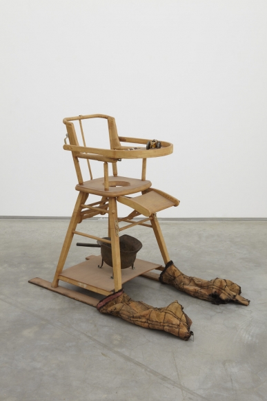 a sculpture made by italian arte povera artist salvatore scarpitta