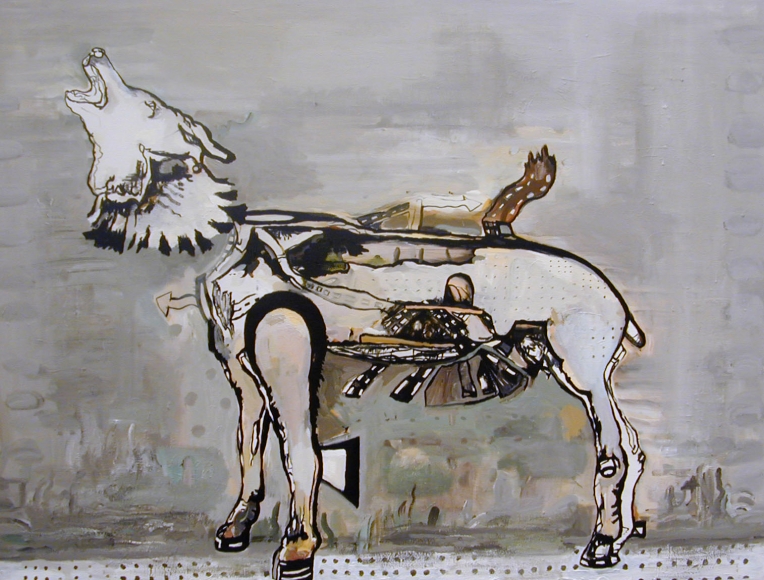 grey wolf by hannah van bart