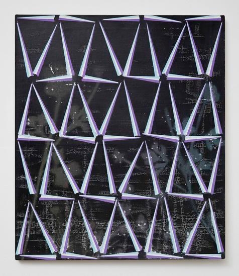 Untitled (fr.10-05), 2014, Spray paint and acrylic on canvas