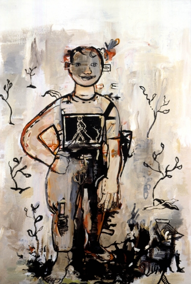 Gardener, 2001, Acrylic on canvas