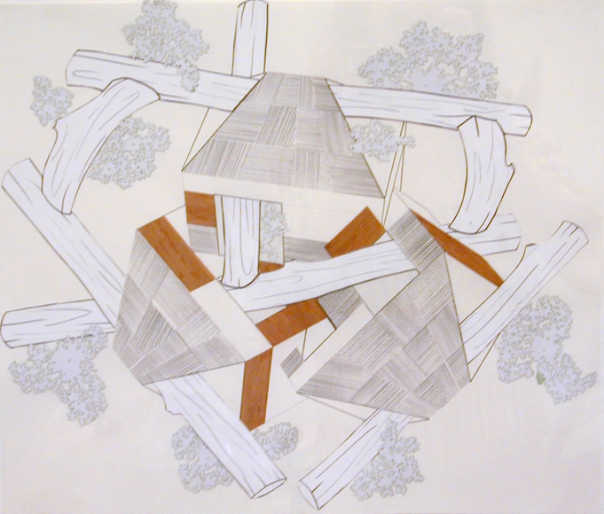 Abstraction by Kevin Appel with logs