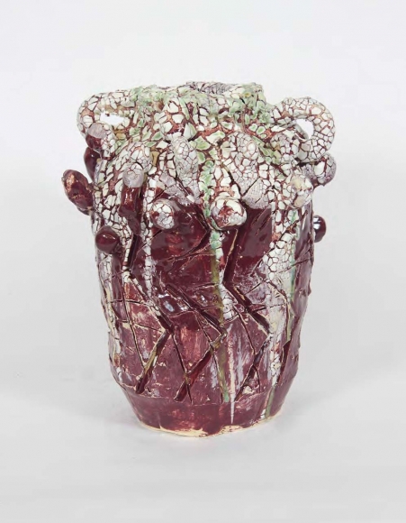 a ceramic vessel by william j. o'brien sold in a contemporary art gallery in new york