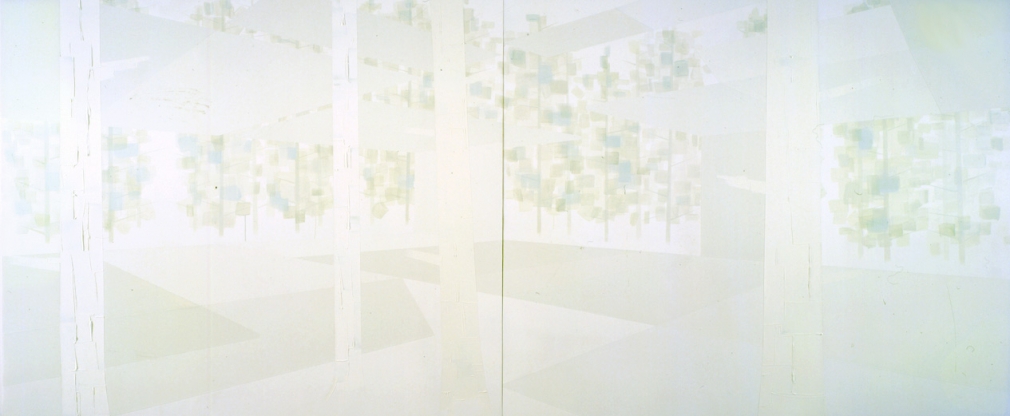 Woods: Southeast View, 2001, Acrylic on canvas