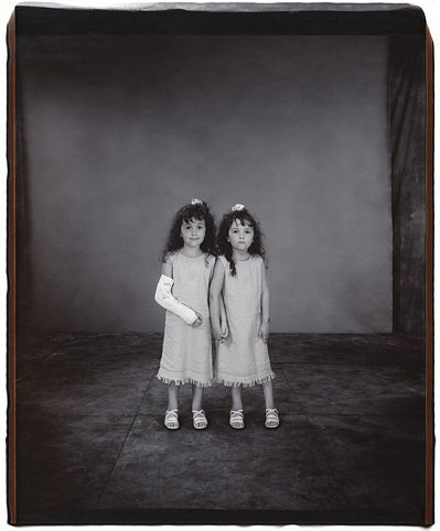 Cydney and Alexandrea Boyington (from the Twins series), 2001, Unique polaroid