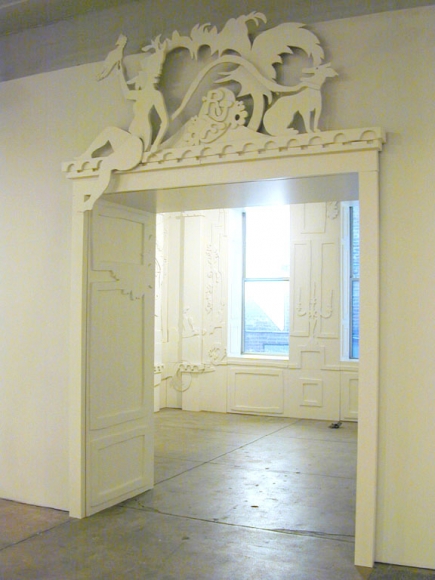 The Sorbet Room, 2001, Wood and enamel paint