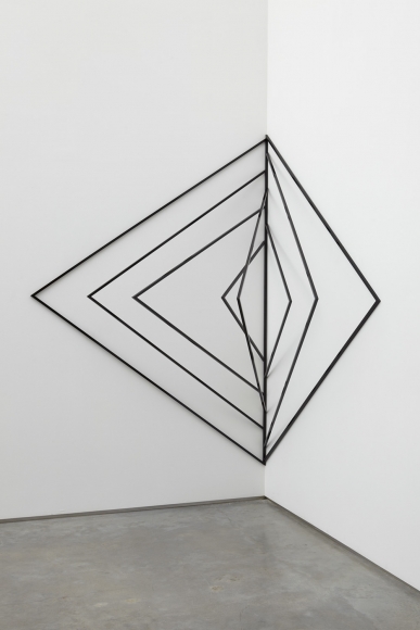 triangular sculpture by eva rothschild