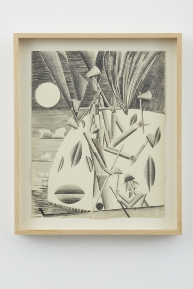 The Whaler - Fire in the Hole, 2012, Graphite on paper