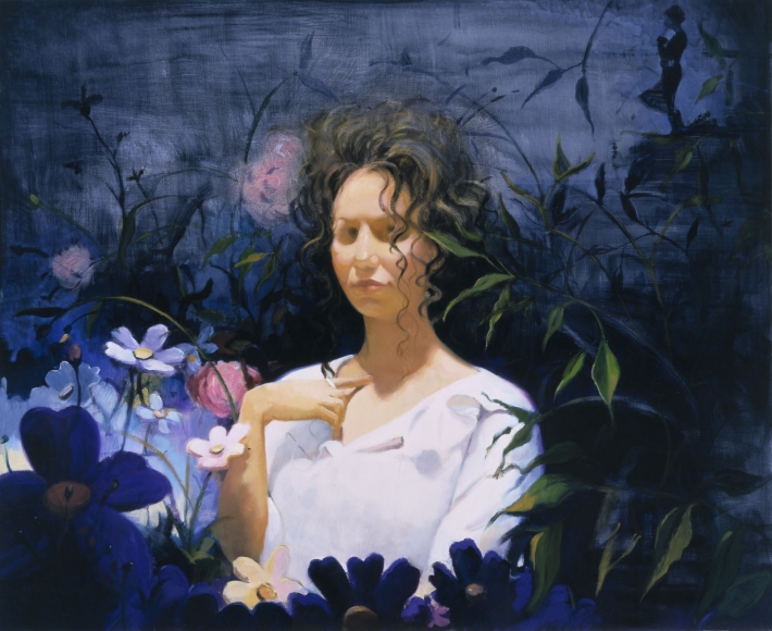 Dark Garden II, 2003, Oil on linen