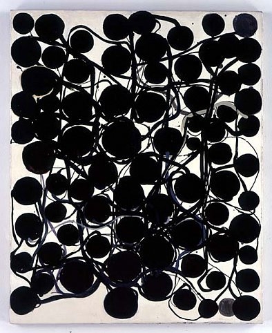 Atsuko Tanaka Work, 1961, Vinyl paint on canvas