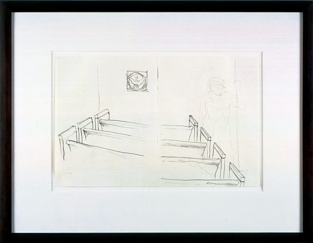 Mr. Gay in the U.S.A. #15, 2001, Graphite on paper