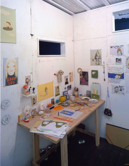 interior of white house installation by yoshimoto nara