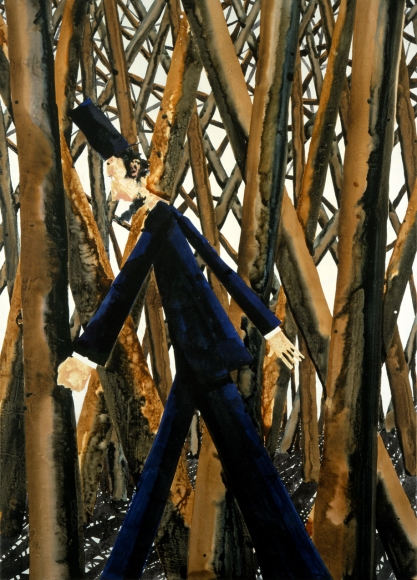 Walk in the Woods, 2002, Urethane on canvas