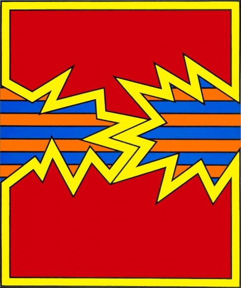 Electric Soup, 1969, Liquitex on canvas