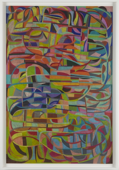 Untitled, 2009, Colored pencil and ink on paper