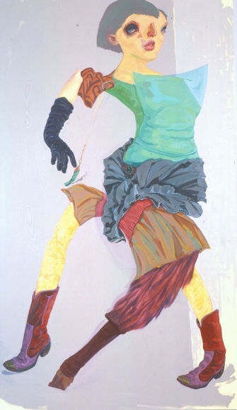 portrait of a woman dancing by yi chen