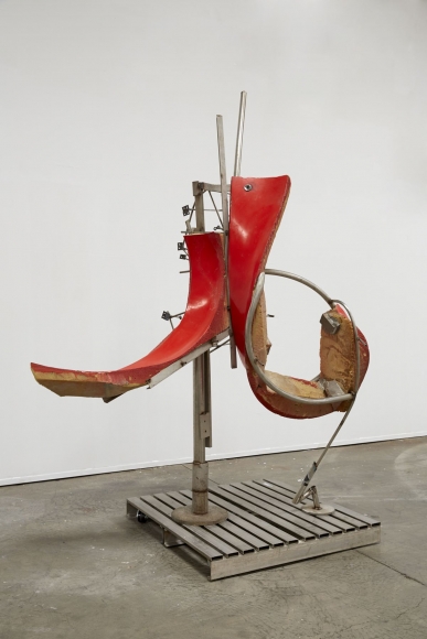 Sanibel to Sobolnoye, 2014, foam, fiberglass & stainless steel