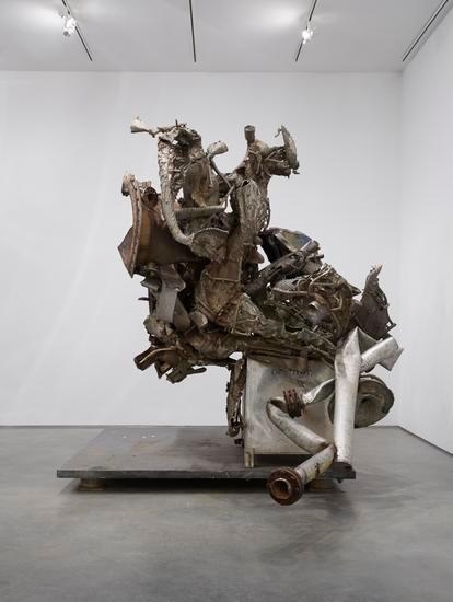 Installation view: Frank Stella Sculpture, November 7 - December 20, 2014