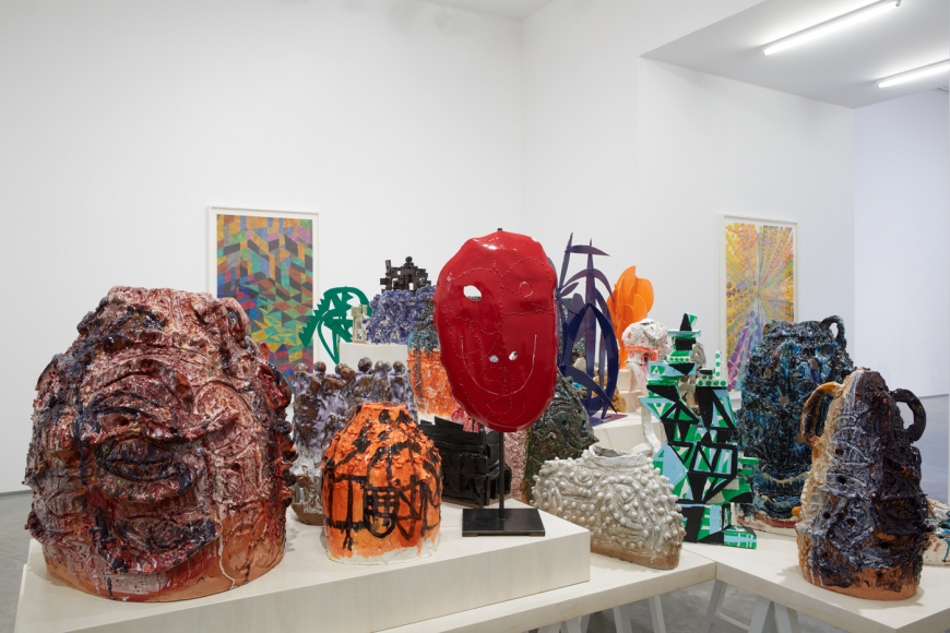 an exhibition of ceramic artworks by william j. o'brien in a new york art gallery
