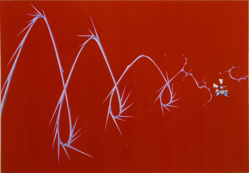 Whoooooooooosh!, 1998 Acrylic on linen