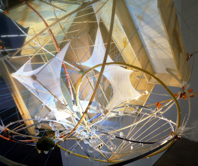 Mid-Sectioned, 2000 Mixed media