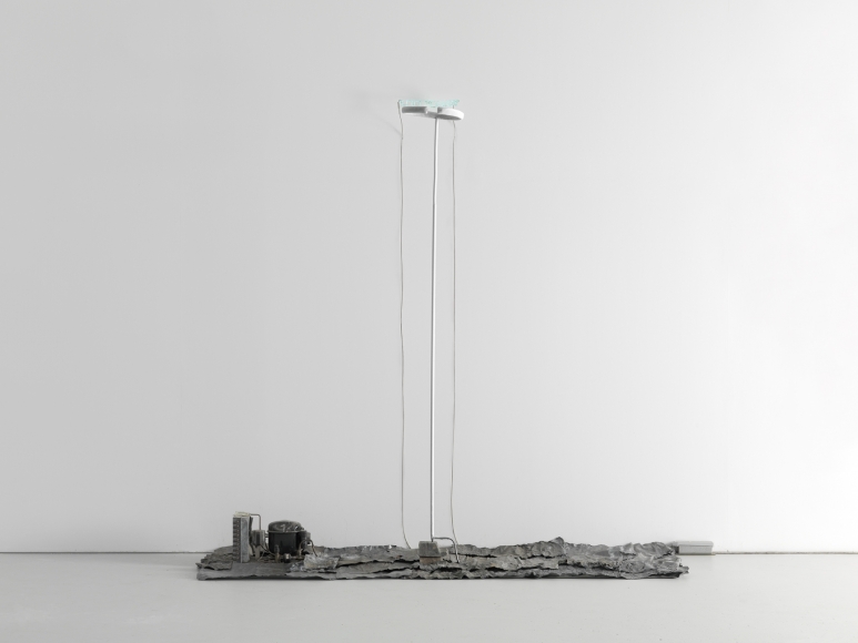 BELT, 1974, Copper, blue fluorescent tube, transformer, refrigeration unit, refrigerator motor, lead