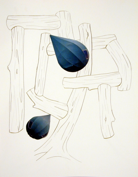 Logs and balloons by Kevin Appel