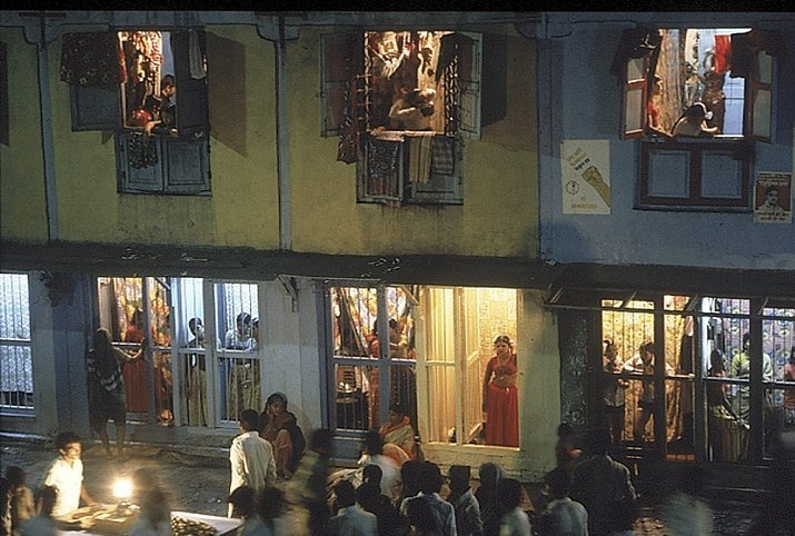 Bombay, India (from the Falkland Road series), 1978, Cibachrome