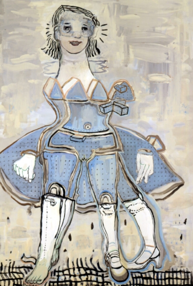 Thin Air, 2004, Acrylic on canvas