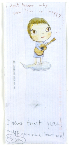 Singer, 2002, Colored pencil and gouache on paper