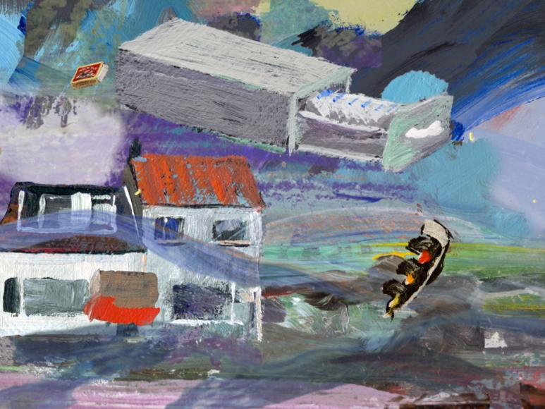 Still from Saeftinghe, 2006, Animation on DVD