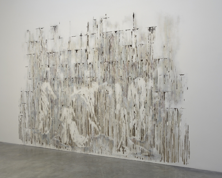 Divided Line, 2012, polymer gypsum, fiberglass, gypsum board, plaster, wood, steel, paint