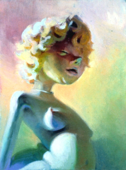 Foodeater, 1996 Oil on canvas board