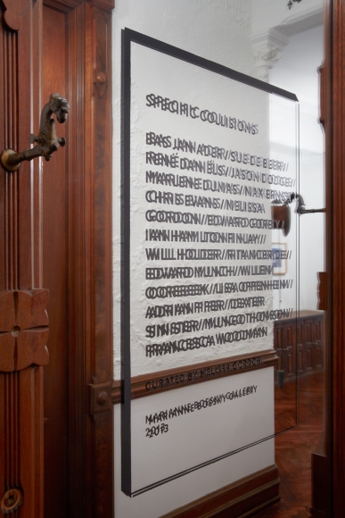 Specific Collisions (Installation View), Marianne Boesky Gallery, Uptown, 2013