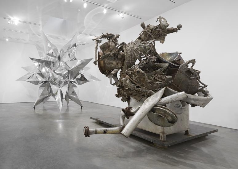Installation view: Frank Stella Sculpture, November 7 - December 20, 2014