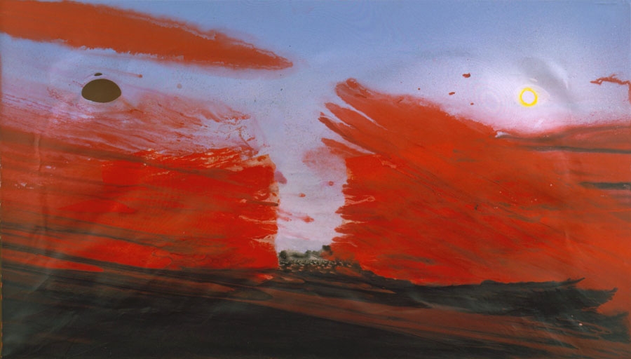 painting with bloody water by barnaby furnas