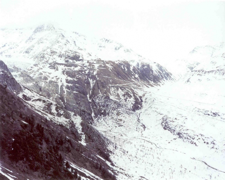 Furka (Passes #1), 1998, C-print mounted on aluminum