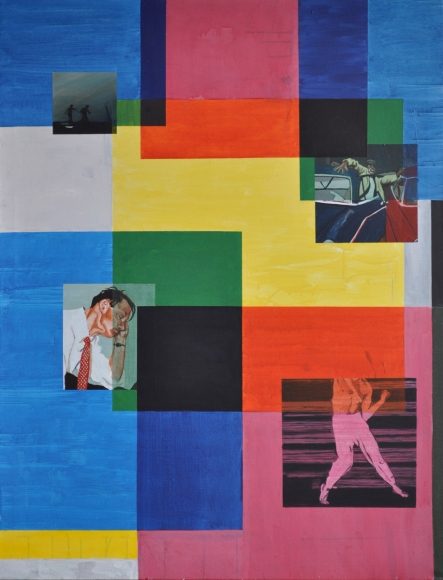 Modern Foil, 2009, Acrylic on linen