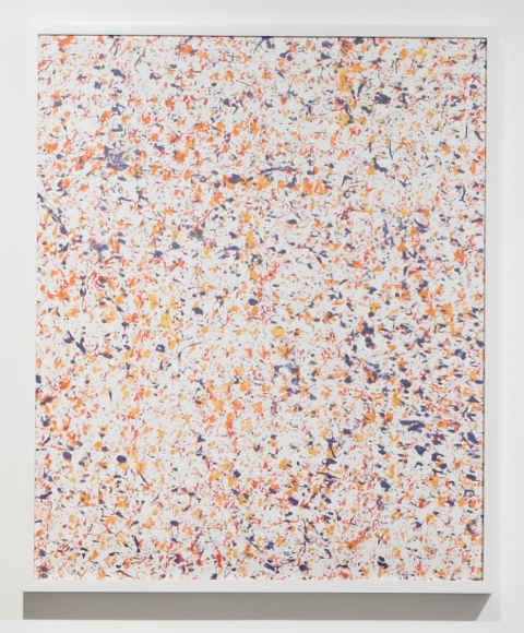 Melissa Gordon, Matrix Painting (Jute), 2012