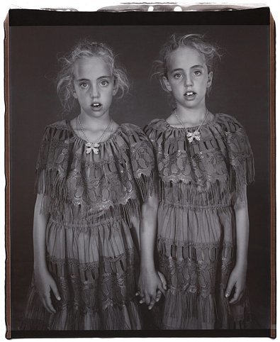 Heather and Kelsey Dietrick (from the Twins series), 2002, Unique polaroid