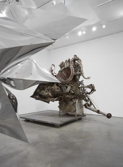 Installation view: Frank Stella Sculpture, November 7 - December 20, 2014