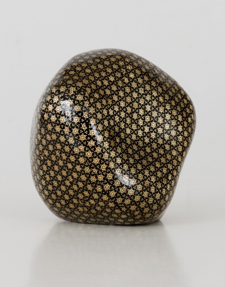 Untitled, 2013, Marquetry and glass